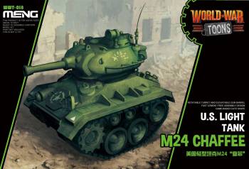 World War Toons US Light Tank M24 Chaffee Plastic Model Kit (MGKWWT018)