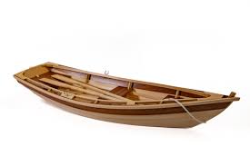 1/6 The "Big" Rowing Dingy Wooden Boat Model Kit (MID948)