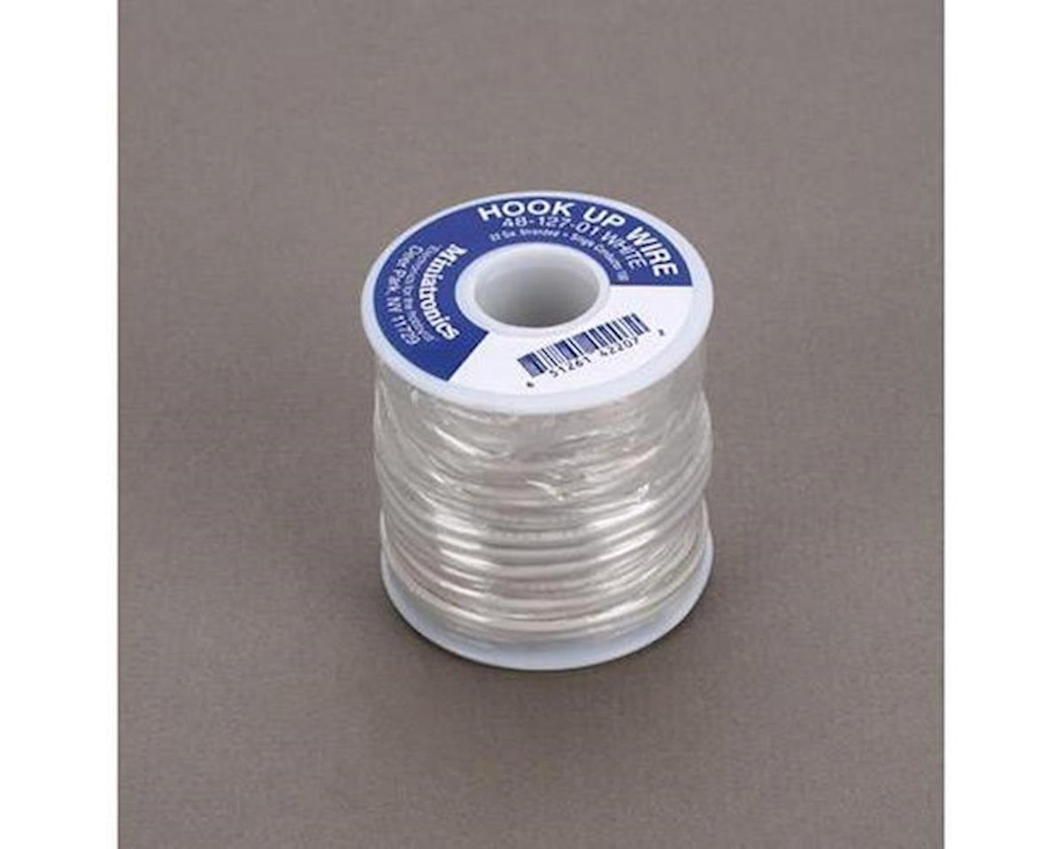 100' Stranded Wire 22 Gauge, White (MNT4812701)