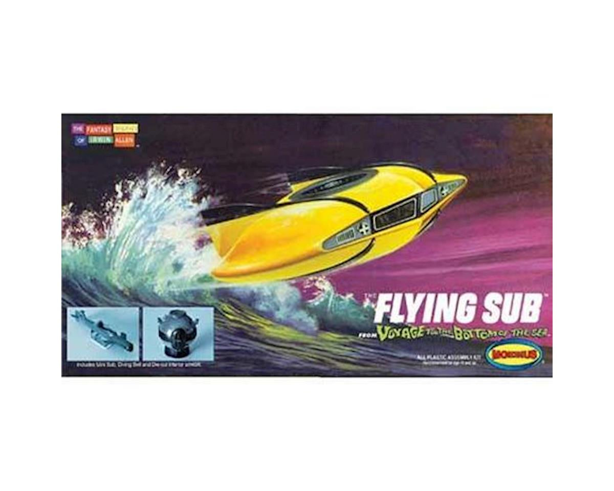 1/128 Voyage to the Bottom of the Sea Mini Flying Sub with Diving Bell Plastic Model Kit (MOE101)