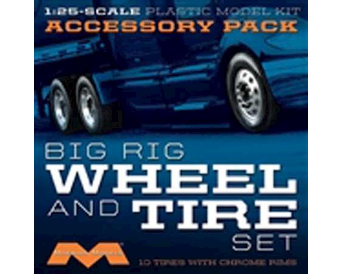 1/25 Big Rig Wheel and Tire Set (10) (MOE1010)