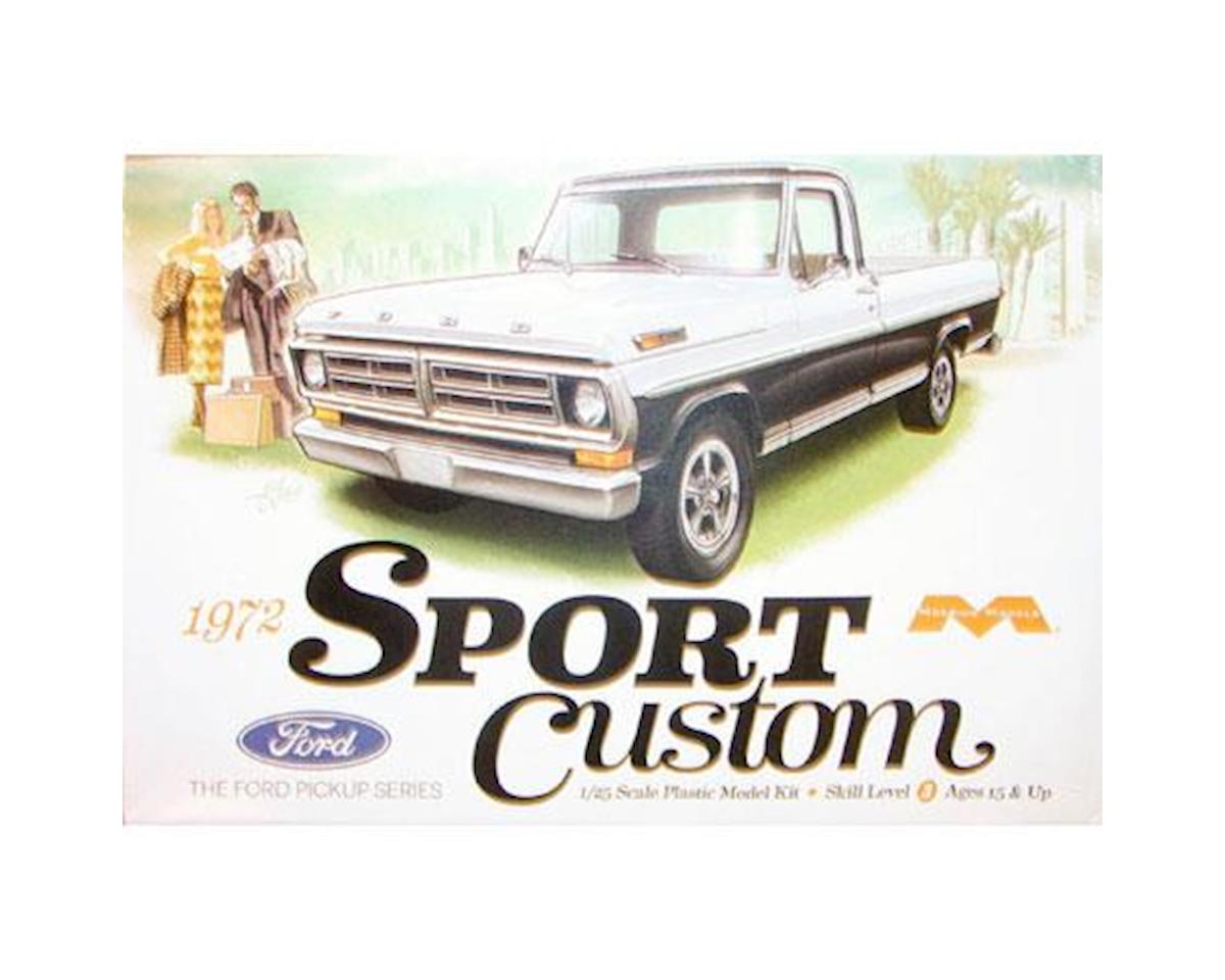 1/25 1972 Ford Sport Custom Pickup Truck Plastic Model Kit (MOE1220)