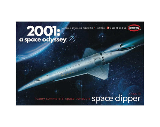 1/72 2001 Space Odyssey Orion III Space Clipper Luxury Commercial Space Transport Plastic Model Kit (MOE200111)