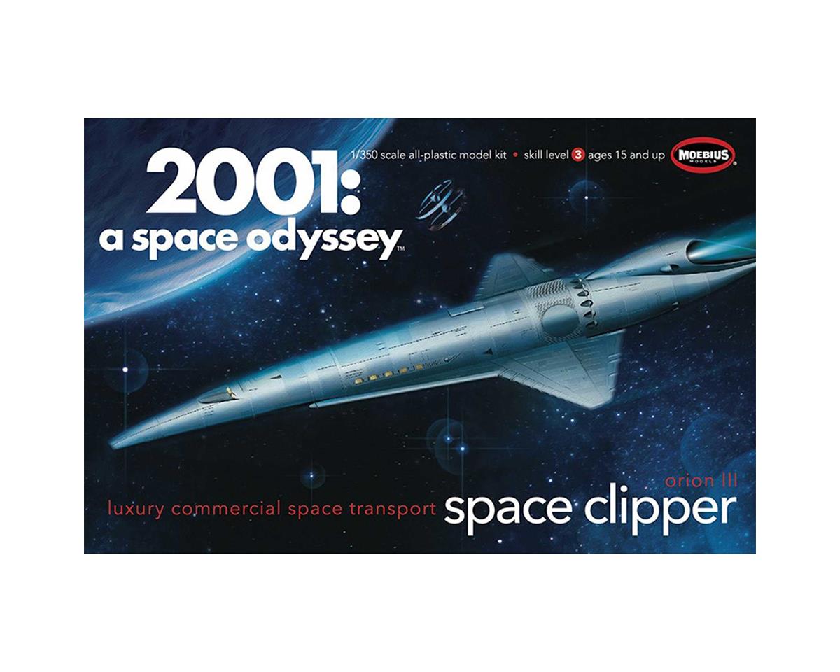 1/350 2001 Space Odyssey Orion III Space Clipper Luxury Commercial Space Transport Plastic Model Kit (MOE200112)