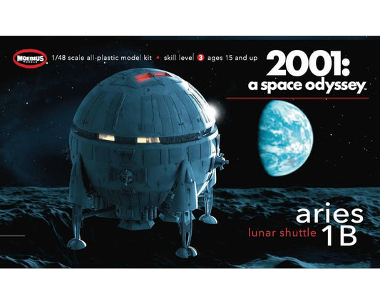 1/48 2001 Space Odyssey Aries 1B Lunar Shuttle Plastic Model Kit (MOE20017)