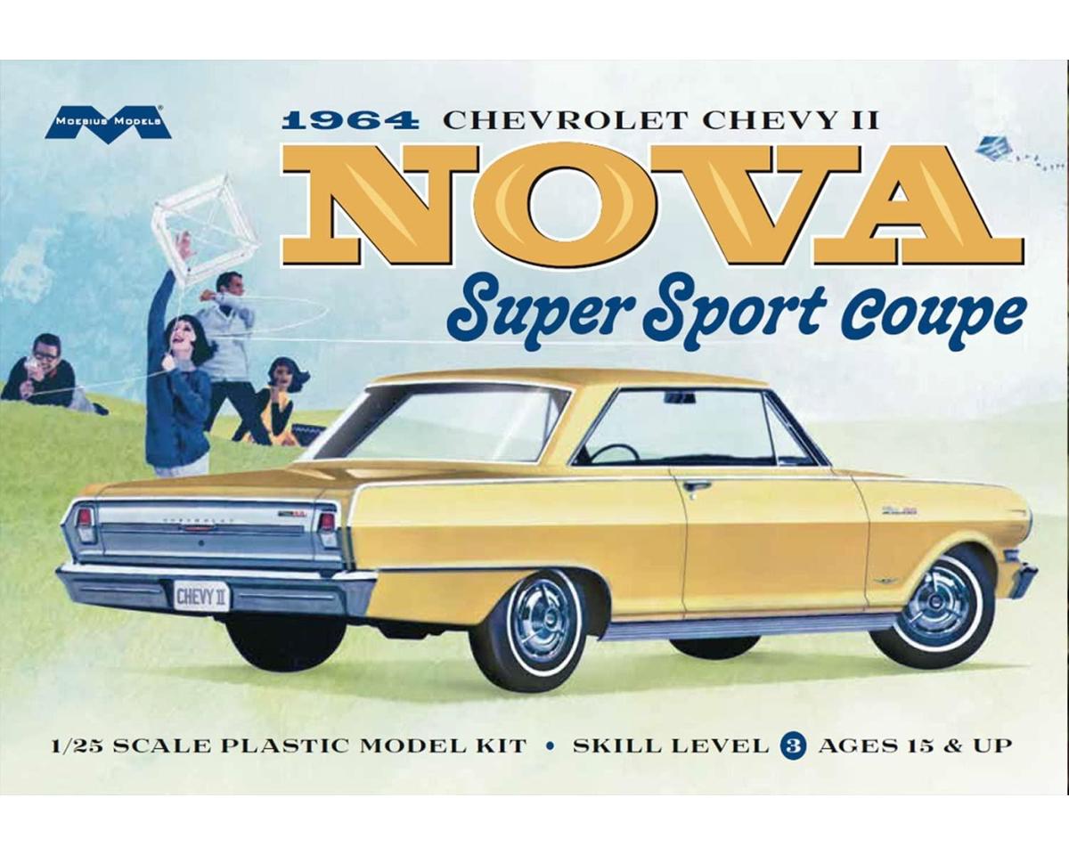 1/25 1964 Chevy II Nova Super Sport Coupe Plastic Model Kit (MOE2320)