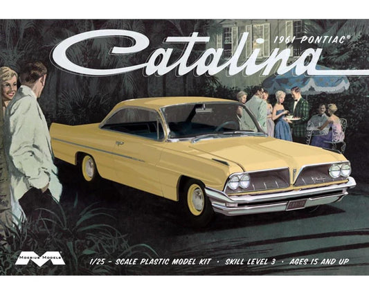 1/25 1961 Pontiac Catalina Car Plastic Model Kit (MOE2850)