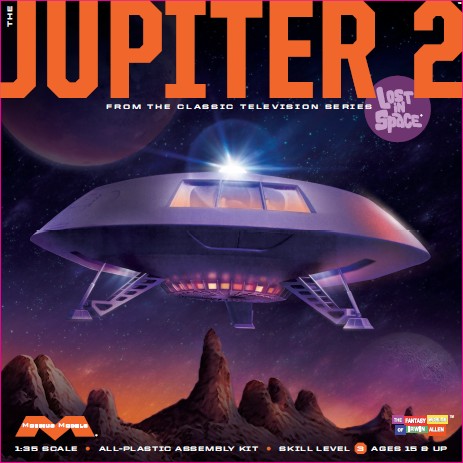 1/35 Lost in Space Jupiter 2 Spaceship Plastic Model Kit (MOE913)