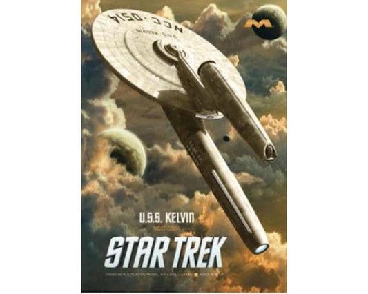 1/1000 Star Trek USS Kelvin NCC0514 Starship Plastic Model Kit (MOE976)