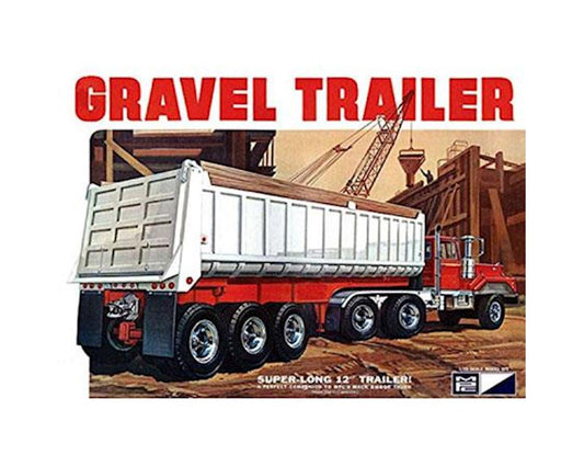 1/25 3-Axle Gravel Trailer Plastic Model Kit (MPC823)