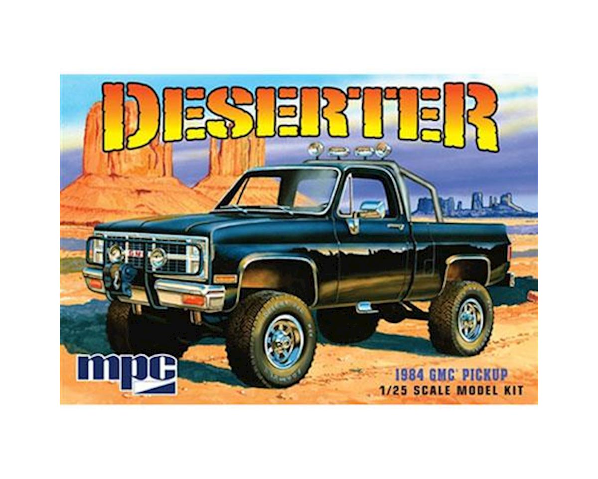 1/25 1984 GMC Deserter Pickup Truck (Black) Plastic Model Kit (MPC848 ...