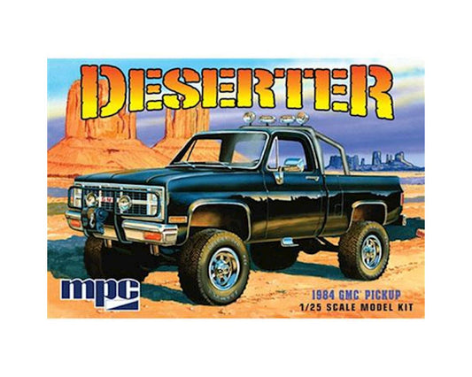 1/25 1984 GMC Deserter Pickup Truck (Black) Plastic Model Kit (MPC848)