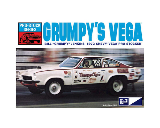 1/25 1972 Chevy Vega Bill Grumpy Jenkin's Pro Stock Drag Car Plastic Model Kit (MPC877)