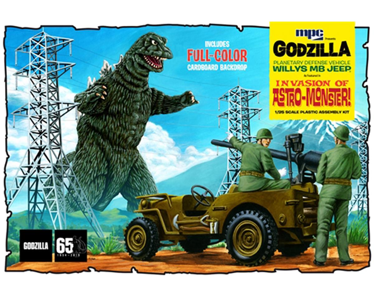 1/25 Godzilla Army Jeep Plastic Model Kit (MPC882)