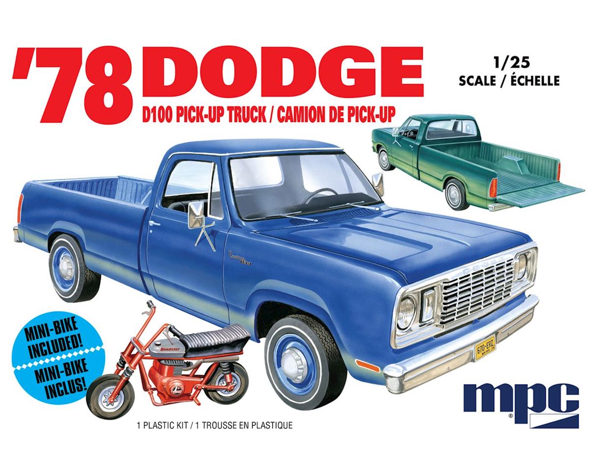 1/25 1978 Dodge D100 Custom Pickup Plastic Model Kit (MPC901M)