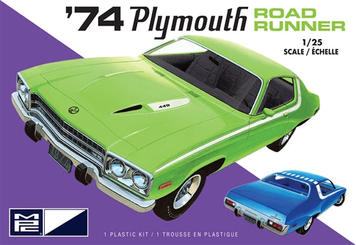 1/25 1974 Plymouth Road Runner Plastic Model Kit (MPC920M)