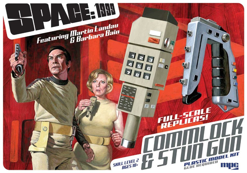 1/1 Space 1999 Commlock and Stun Gun Plastic Model Kit (MPC941)