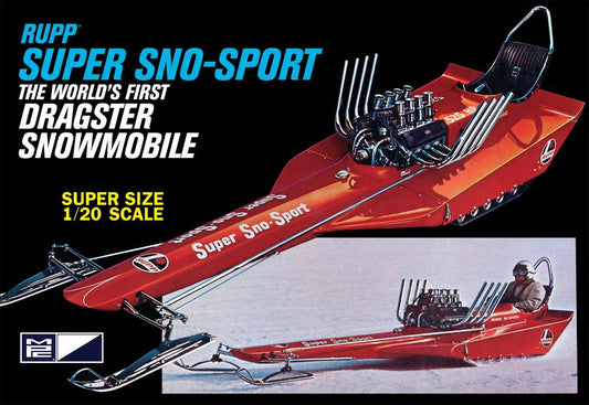 1/20 Rupp Super Sno-Sport Dragster Snowmobile (D) Plastic Model Kit (MPC961)