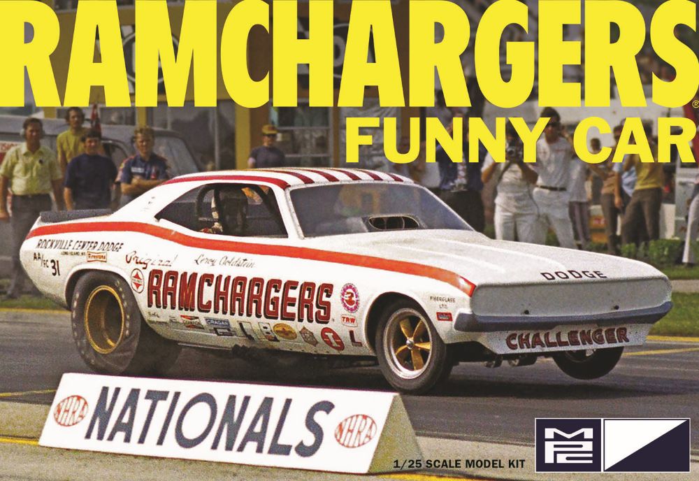 1/25 Ramchargers Dodge Challenger Funny Car Plastic Model Kit (MPC964)