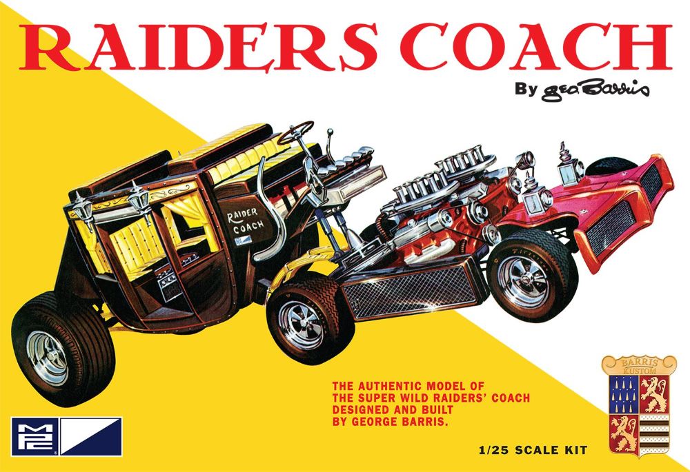 1/25 George Barris Raiders Coach Plastic Model Kit (MPC977)