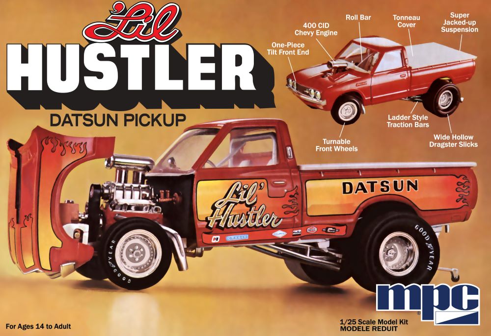 1/25 Li'l Hustler 1975 Datsun Pickup Truck Plastic Model Kit (MPC982)