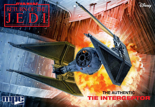 1/48 Star Wars Return of the Jedi Tie Interceptor Plastic Model Kit (MPC989)