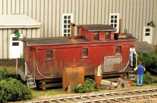 HO Yard Office Caboose Laser-Cut Wood Kit (MRM2220)