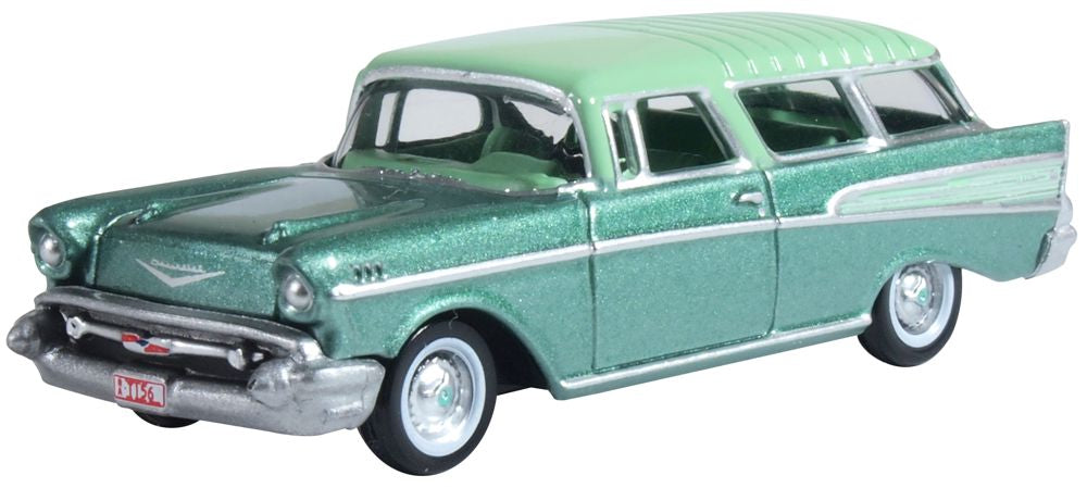 1/87 1957 Chevrolet Nomad, Surf Green and Highland Green (OFD87CN57006)
