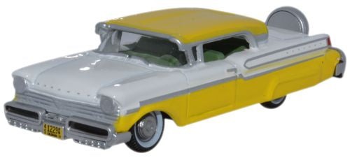 1/87 1957 Mercury Turnpike,  Moonmist Yellow and Classic White (OFD87MT57002)