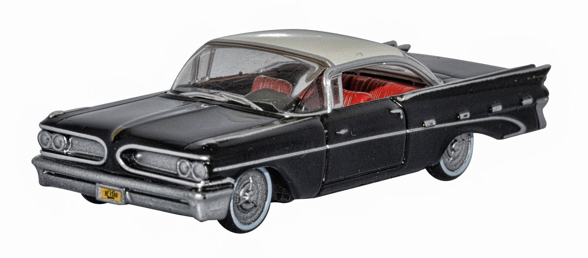 1/87 1959 Pontiac Bonneville Coupe, Regent Black and White (OFD87PB59004)