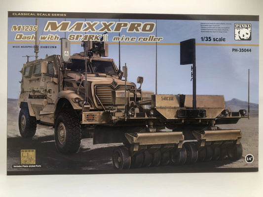1/35 M1235 MAXXPRO Dash with SPARK II Mine Roller Plastic Model Kit (PDA35044)