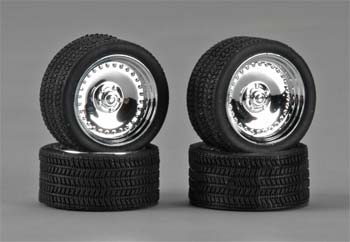 1/24-1/25 CL's 19" Chrome Rims with Tires (4) (PGH1285)