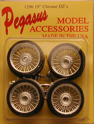 1/24-1/25 Dz's 19" Chrome Rims with Low Profile Tires (4) (PGH1296)