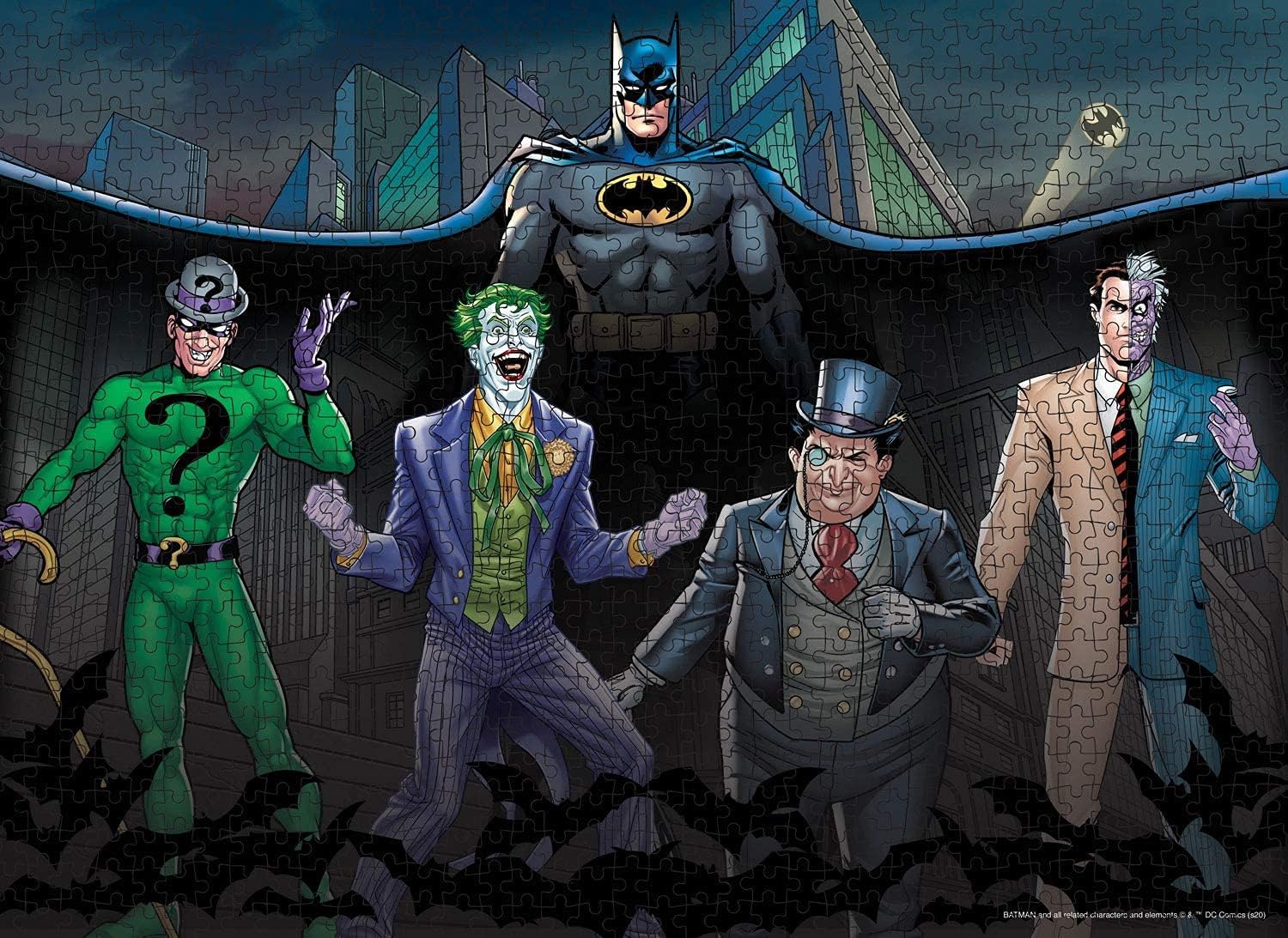 Batman and Villains Puzzle, 20.5"x14.3", 500pcs (PHP638500)