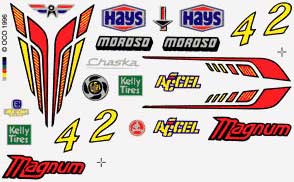 Magnum Pinecar Decals (PIN310)