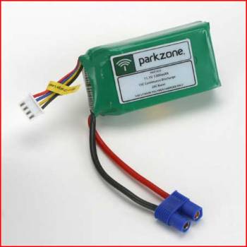1300mAh 3S 11.1V LiPo Battery with EC3 Connector (PKZ1033)