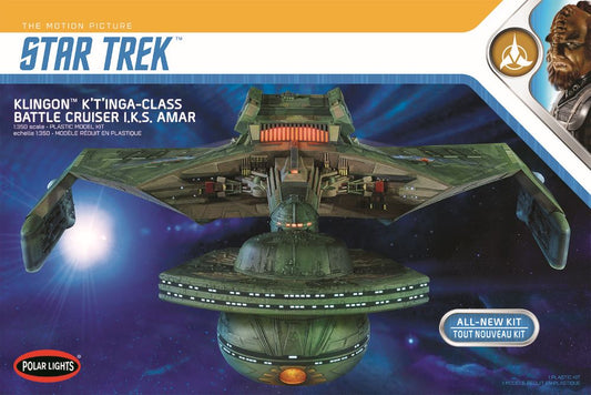 1/350 Star Trek Klingon KTinga Class Battle Cruiser IKS Amar Plastic Model Kit (PLL950)