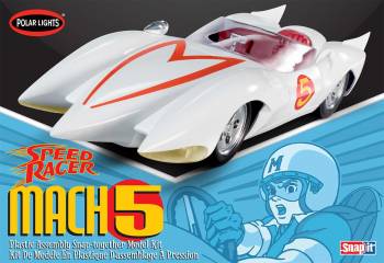 1/25 Speed Racer Mach V Snap Together Plastic Model Kit (PLL981M)