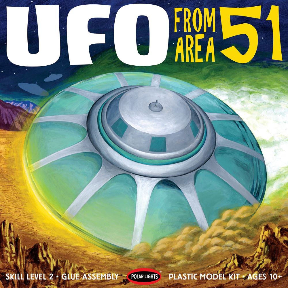 1/48 Area 51 UFO Plastic Model Kit (PLL982)