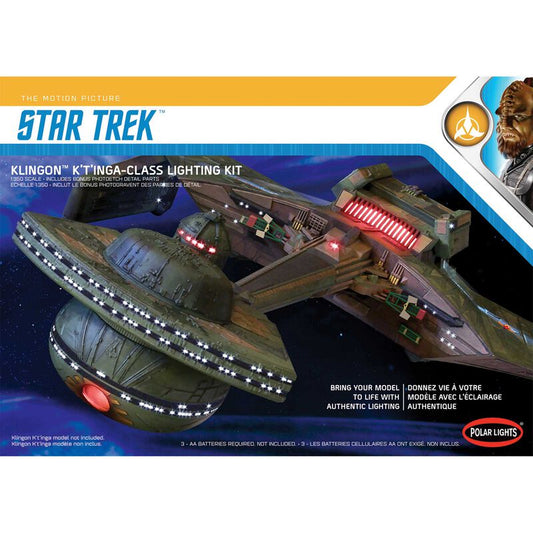 1/350 Star Trek Klingon K't'inga Lighting Plastic Model Kit (PLLMKA031)