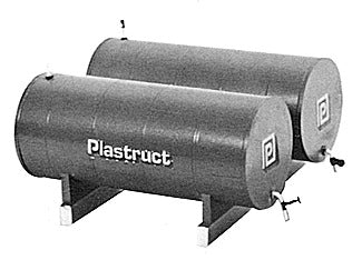 HO Twin Bulk Oil Storage Tank Kit, 4"x5.5"x6" (PLS1014)