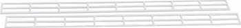 HO Styrene Handrails, White 6" (2) (PLS90682)