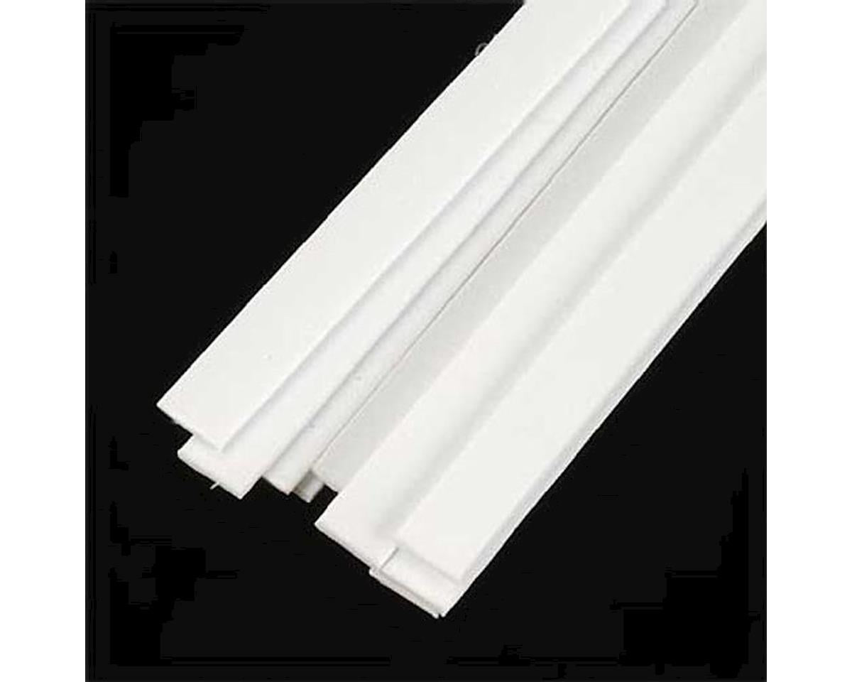 Rectangle Strip Styrene, White 0.020"x0.156"x10" (10) (PLS90727)