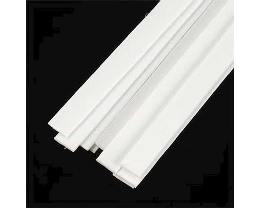 Rectangle Strip Styrene, White 0.020"x0.156"x10" (10) (PLS90727)