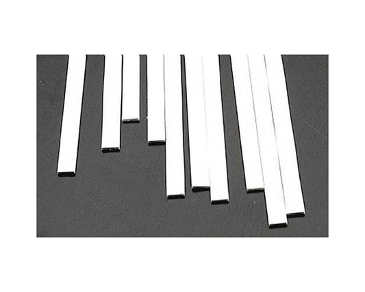 Rectangle Strip Styrene, White 0.060"x0.250"x10" (10) (PLS90759)