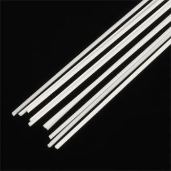 Triangular Rod Styrene, White 0.030"x10" (10) (PLS90841)