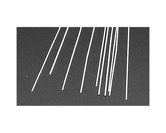 Round Rod Styrene, White 0.020"x10" (10) (PLS90851)