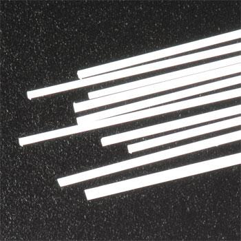 Quarter-Round Rod Styrene, White 0.040"x10" (10) (PLS90892)