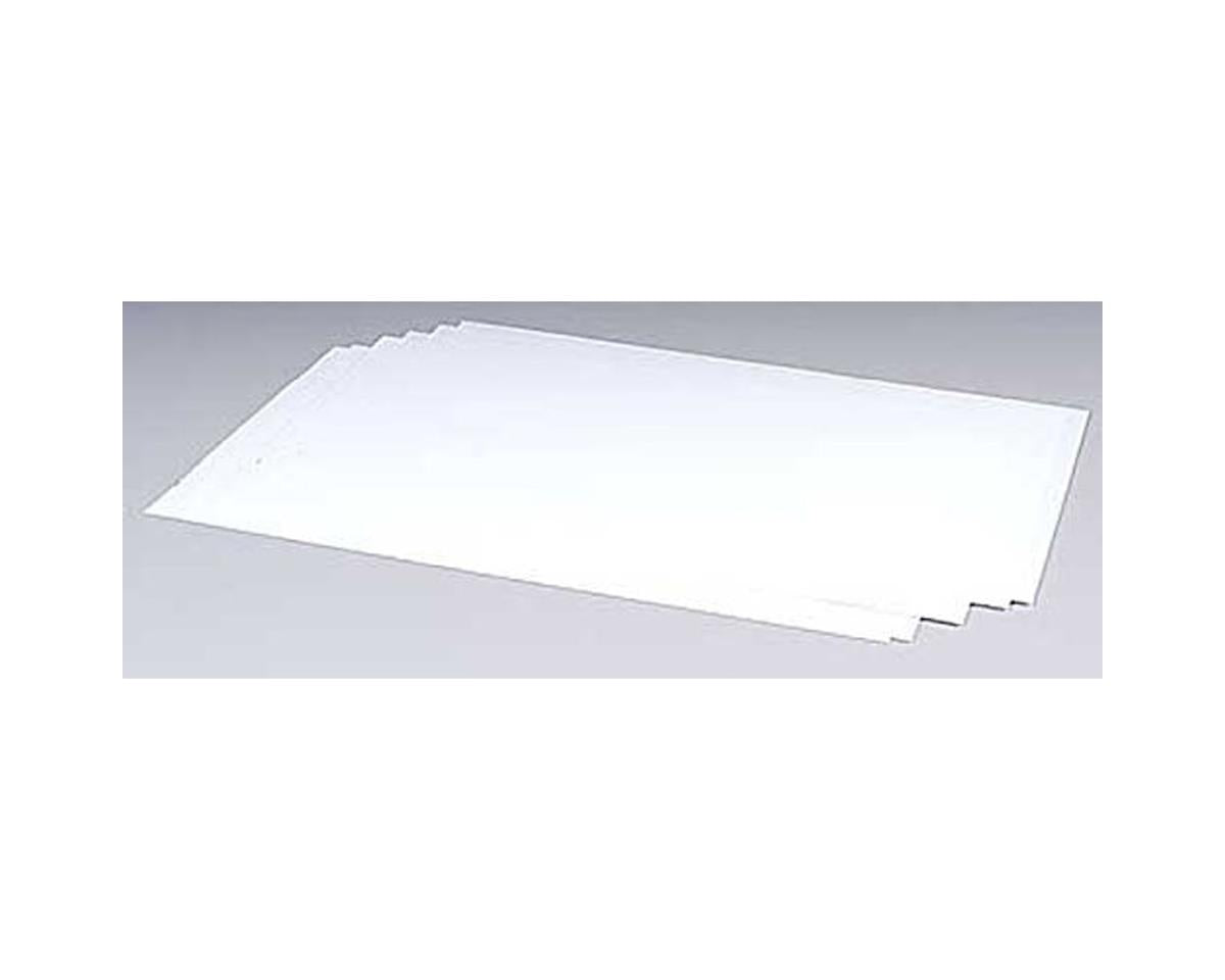 Styrene Sheet, White  0.100"x7"x12" (8) (PLS91101)
