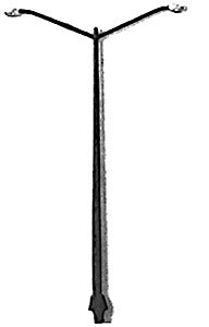 HO 1960s Era Street Lights, Non-Operating (4) (PLS94812)